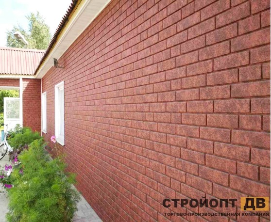 Кирпич Красный 0,7м2 Ю-Пласт Под кирпич-6