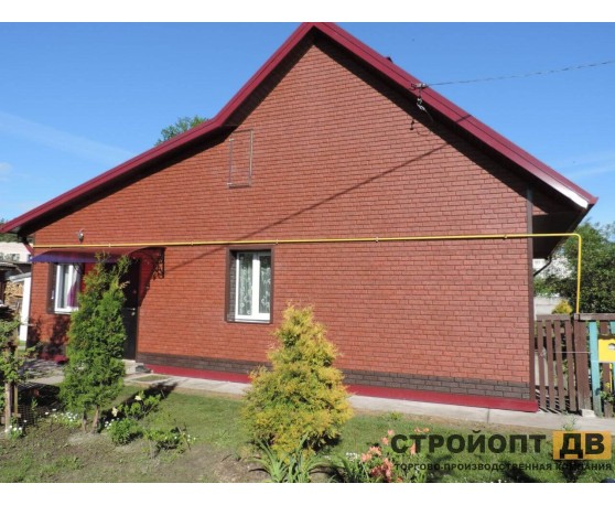 Кирпич Красный 0,7м2 Ю-Пласт Под кирпич-7