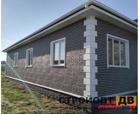 Кирпич рижский 01 коричневый  0,4м2 Альта-Профиль Под кирпич-3