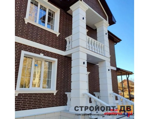 Купить Кирпич рижский 01 коричневый  0,4м2 Альта-Профиль фасадная панель