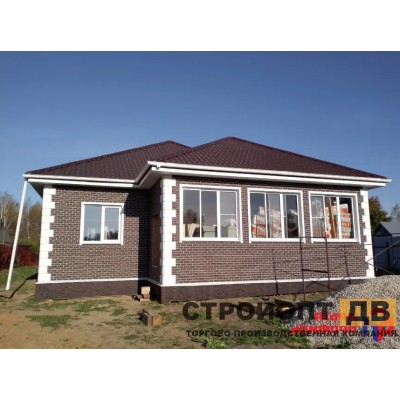 Купить Кирпич рижский 01 коричневый  0,4м2 Альта-Профиль фасадная панель