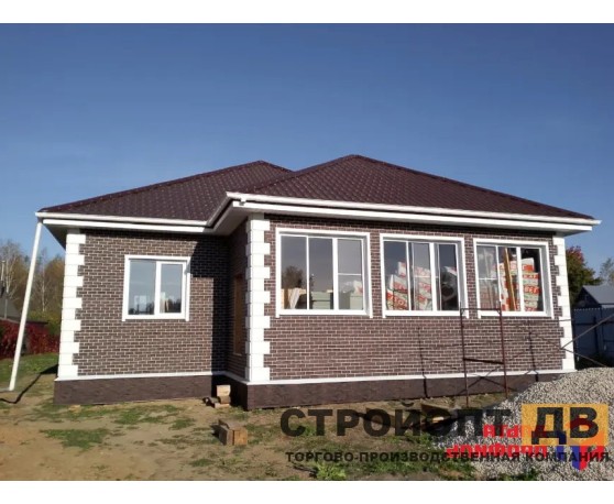 Кирпич рижский 01 коричневый  0,4м2 Альта-Профиль Под кирпич-6