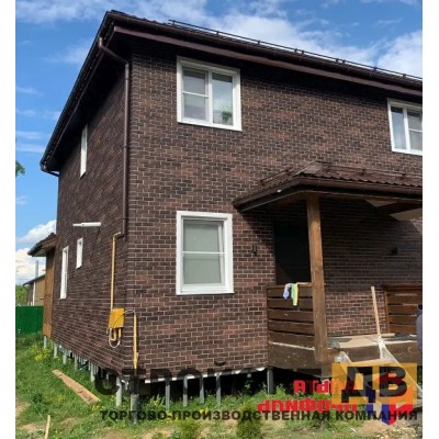 Купить Кирпич рижский 01 коричневый  0,4м2 Альта-Профиль фасадная панель