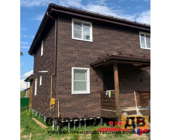 Кирпич рижский 01 коричневый  0,4м2 Альта-Профиль Под кирпич-7