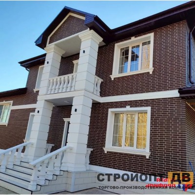 Купить Кирпич рижский 01 коричневый  0,4м2 Альта-Профиль фасадная панель