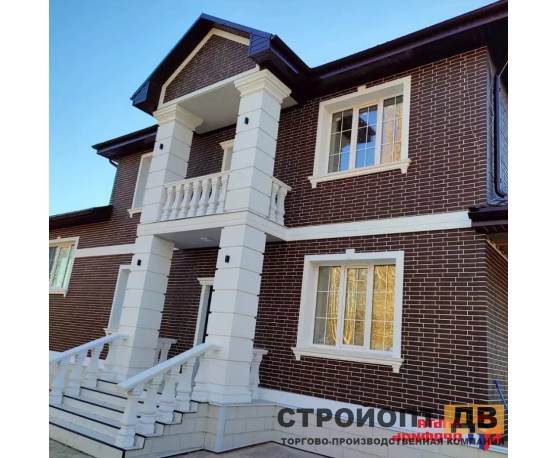 Кирпич рижский 01 коричневый  0,4м2 Альта-Профиль Под кирпич-8