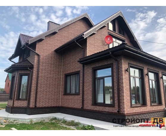 Кирпич рижский 01 коричневый  0,4м2 Альта-Профиль Под кирпич-2