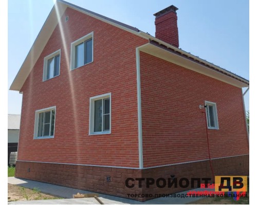 Купить Кирпич рижский 02 терракот светлый  0,4м2 Альта-Профиль фасадная панель
