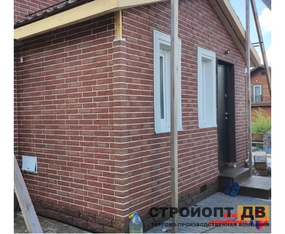 Кирпич рижский 02 терракот светлый  0,4м2 Альта-Профиль Под кирпич-4