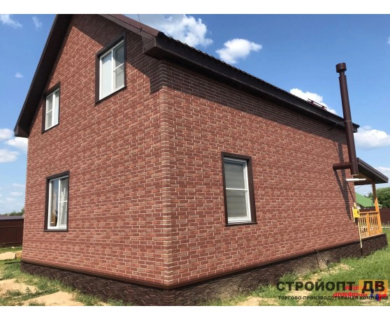 Кирпич рижский 02 терракот светлый  0,4м2 Альта-Профиль Под кирпич-6