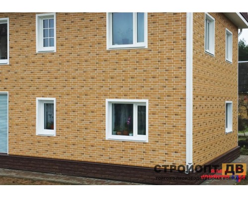 Купить Кирпич рижский 03  бежевый  0,4м2 Альта-Профиль фасадная панель