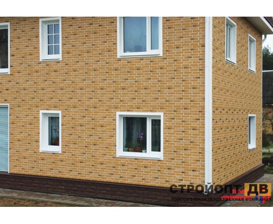 Кирпич рижский 03  бежевый  0,4м2 Альта-Профиль Под кирпич-2