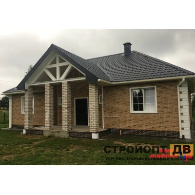 Купить Кирпич рижский 03  бежевый  0,4м2 Альта-Профиль фасадная панель