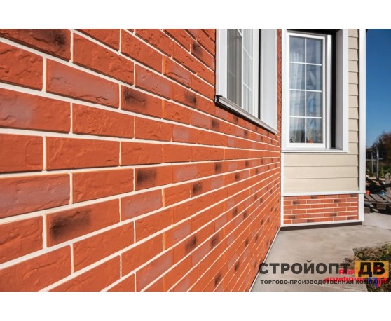 Кирпич рижский 04 терракотовый 0,4м2 Альта-Профиль Под кирпич-1