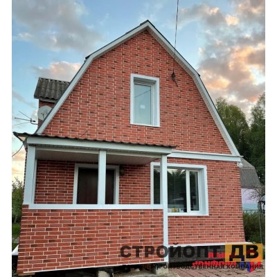 Купить Кирпич рижский 04 терракотовый 0,4м2 Альта-Профиль фасадная панель