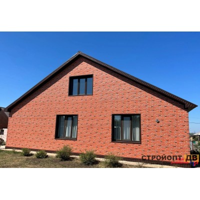 Купить Кирпич рижский 04 терракотовый 0,4м2 Альта-Профиль фасадная панель