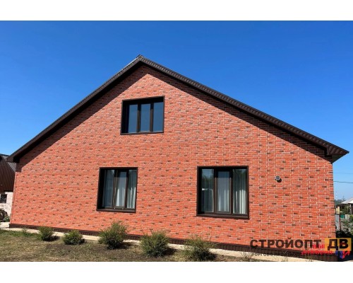Купить Кирпич рижский 04 терракотовый 0,4м2 Альта-Профиль фасадная панель