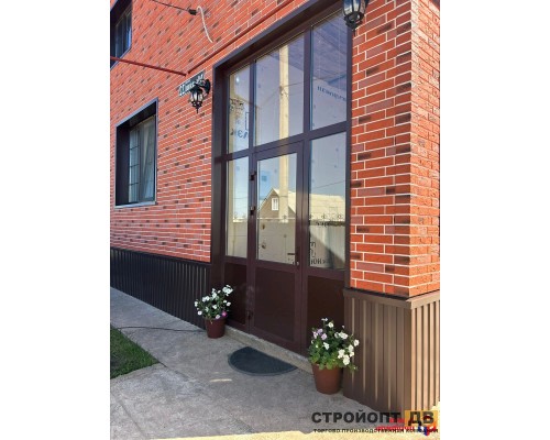 Купить Кирпич рижский 04 терракотовый 0,4м2 Альта-Профиль фасадная панель