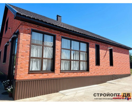 Купить Кирпич рижский 04 терракотовый 0,4м2 Альта-Профиль фасадная панель