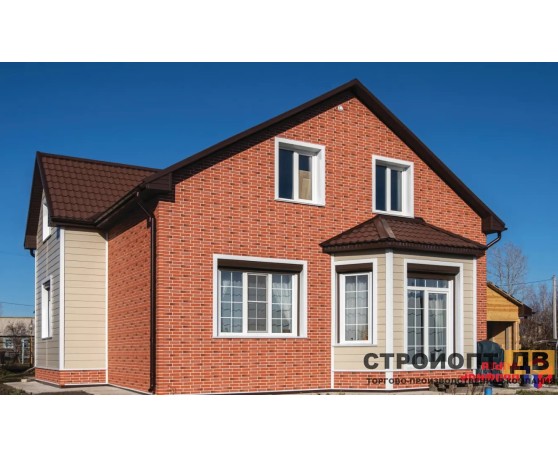 Кирпич рижский 04 терракотовый 0,4м2 Альта-Профиль Под кирпич-11