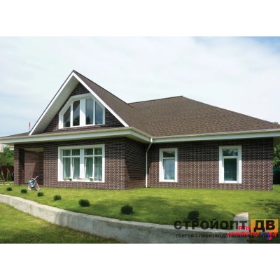 Купить Кирпич рижский 05  темно-коричневый 0,4м2 Альта-Профиль фасадная панель