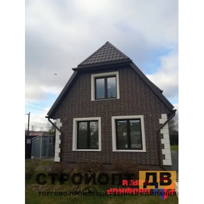 Купить Кирпич рижский 05  темно-коричневый 0,4м2 Альта-Профиль фасадная панель