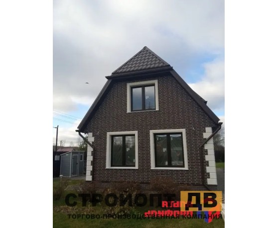 Кирпич рижский 05  темно-коричневый 0,4м2 Альта-Профиль Под кирпич-5