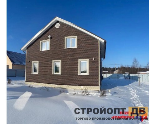 Купить Кирпич Жженый 0,46м2 Альта-Профиль фасадная панель