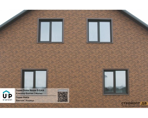 Купить Клинкер Балтик Магма 0,57м2 Ю-Пласт фасадная панель