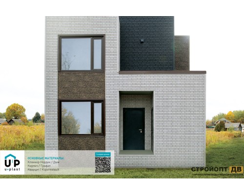 Купить Клинкер Нордик  Дым 0,57м2 Ю-Пласт фасадная панель