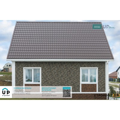 Купить Клинкер Нордик Пепел 0,57м2 Ю-Пласт фасадная панель