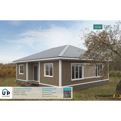 Купить Клинкер Нордик Песок 0,57м2 Ю-Пласт фасадная панель