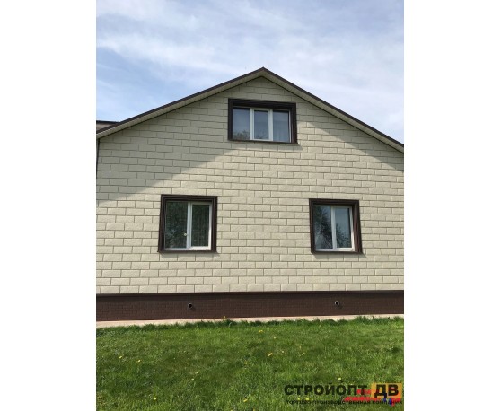 Неаполь ЭКО Белый  0,43м2  Альта-Профиль Под кирпич-2