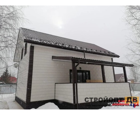 Неаполь ЭКО Белый  0,43м2  Альта-Профиль Под кирпич-3