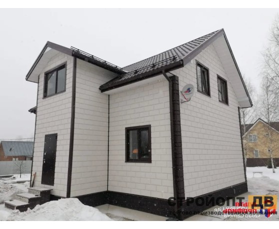 Неаполь ЭКО Белый  0,43м2  Альта-Профиль Под кирпич-7