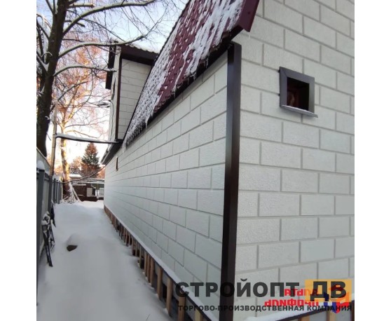 Неаполь ЭКО Белый  0,43м2  Альта-Профиль Под кирпич-9