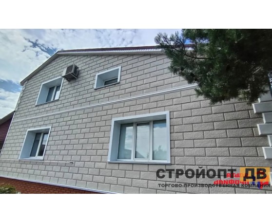 Неаполь ЭКО Кремовый  0,43м2  Альта-Профиль Под кирпич-2