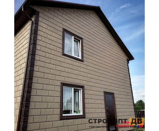 Неаполь ЭКО Кремовый  0,43м2  Альта-Профиль Под кирпич-3