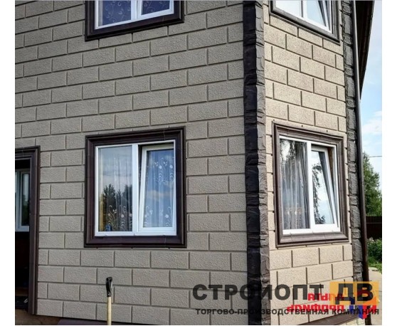 Неаполь ЭКО Кремовый  0,43м2  Альта-Профиль Под кирпич-5