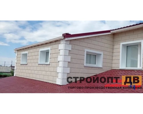 Купить Неаполь ЭКО Кремовый  0,43м2  Альта-Профиль фасадная панель