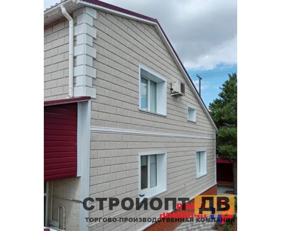 Неаполь ЭКО Кремовый  0,43м2  Альта-Профиль Под кирпич-7