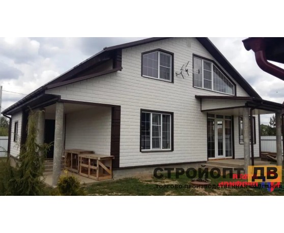 Венеция ЭКО Белый  0,44м2  Альта-Профиль Под кирпич-2