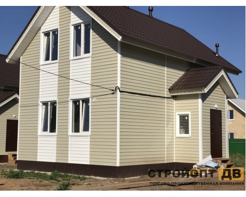 Купить Елочка Фисташки 3000х255мм 0.77м2 Деке виниловый сайдинг