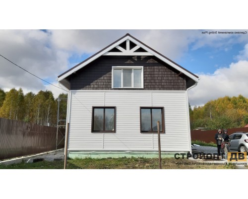 Купить Елочка Пломбир 3000х255мм 0.77м2 Деке виниловый сайдинг