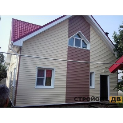 Купить Корабельный брус Крем-брюле 3000x230 0,69 м2 Деке виниловый сайдинг