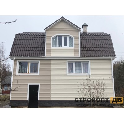 Купить Корабельный брус Крем-брюле 3000x230 0,69 м2 Деке виниловый сайдинг