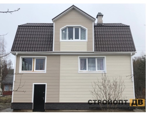 Купить Корабельный брус Крем-брюле 3000x230 0,69 м2 Деке виниловый сайдинг