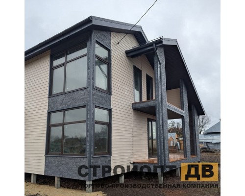 Купить Корабельный брус Крем-брюле 3000x230 0,69 м2 Деке виниловый сайдинг