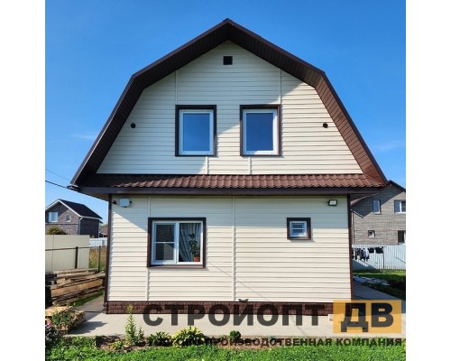 Купить Корабельный брус Пломбир 3000x230 0,69 м2 Деке виниловый сайдинг