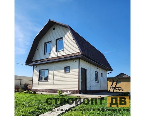 Купить Корабельный брус Пломбир 3000x230 0,69 м2 Деке виниловый сайдинг